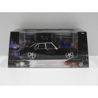 1:24 Holden HQ 4Dr Custom Sedan (Matt Black/Red & Blue Stripes)