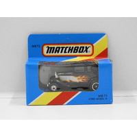 1:64 Matchbox MB73 Ford Model 'A' (Black/Flames)