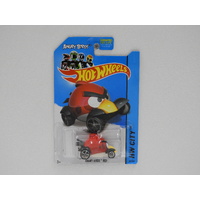 1:64 Angry Birds "Red Bird" - 2014 Hot Wheels Long Card