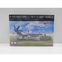 1:48 North American P-51D Mustang & 1/4t 4x4 Light Vehicle