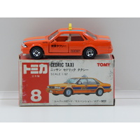 1:62 Nissan Cedric Taxi (Orange) - Made in Japan