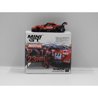 1:64 Nissan GT-R Nismo - "Motul Autech GT-R 2021" Super Series Suzuka Winner with Matsuda Figure #23 (Opened, Unsealed)