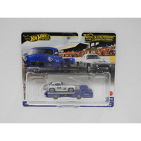 1:64 Mercedes-Benz 300 SL & 1955 Mercedes-Benz Blaues Wunder - Hot Wheels Car Culture "Team Transport"