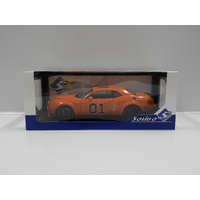 1:18 2023 Dodge Challenger R/T Scat Pack Widebody "Hazzard Tribute"