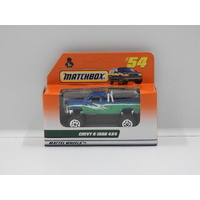 1:64 Matchbox MB54 Chevy K-1500 4x4 (Blue/Green)