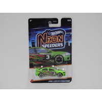 1:64 2008 Mitsubishi Lancer Evolution - Hot Wheels "Neon Speeders