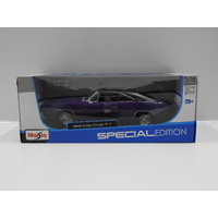 1:18 1969 Dodge Charger R/T (Purple/Black)