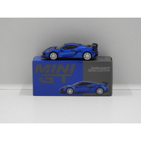 1:64 2023 Chevrolet Corvette Z06 (Elkhart Lake Blue Metallic) (Opened, Unsealed)