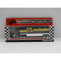 1:100 Kenworth Aerodyne Matchbox 1993 Super Star Transporters - Meineke Racing Team (Jimmy Spencer) #12