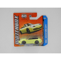 1:64 Porsche 911 Carrera Cabriolet (Yellow/Black) - Matchbox Short Card
