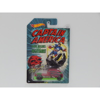 1:64 Qombee - Hot Wheels Captain America "Now Begins The Nightmare"
