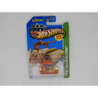 1:64 The Flintstones Flintmobile "The Flintstones" - 2013 Hot Wheels Long Card