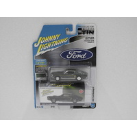 1:64 1968 Ford Mustang GT (Highland Green Poly) - Johnny Lightning "Storage Tin"