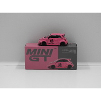 1:64 Abarth 595 LB-Works x Abas Works (Pink) (Opened, Unsealed)