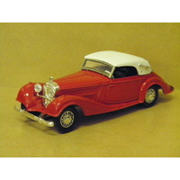 1:43 1939 MERCEDES 540 K (RED WITH WHITE ROOF)