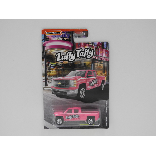 1:64 2014 MB Chevy Silverado 1500 "Laffy Daffy Candy" - Matchbox Long Card
