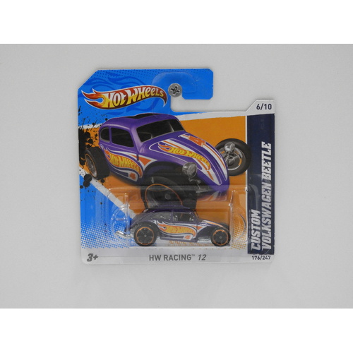 1:64 Custom Volkswagen Beetle - 2012 Hot Wheels Short Card