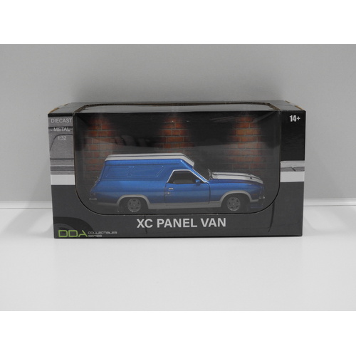 1:32 Ford XC Panel Van (Blue/White Stripes)