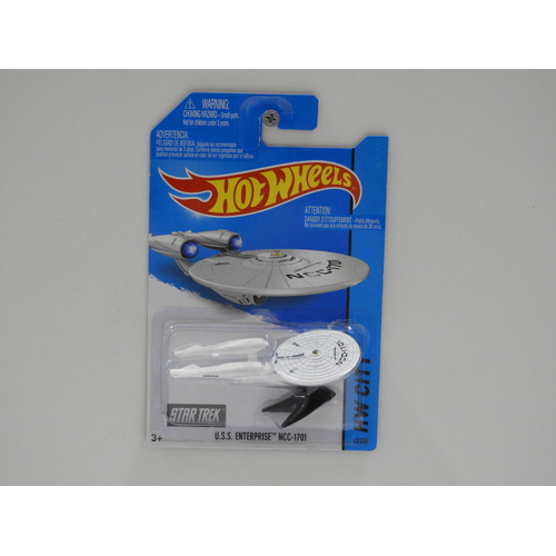 1:64 U.S.S. Enterprise NCC-1701 "Star Trek" - 2015 Hot Wheels Long Card
