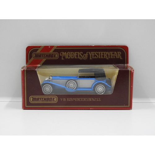 1:45 1928 Mercedes-Benz S.S. (Blue/Black)