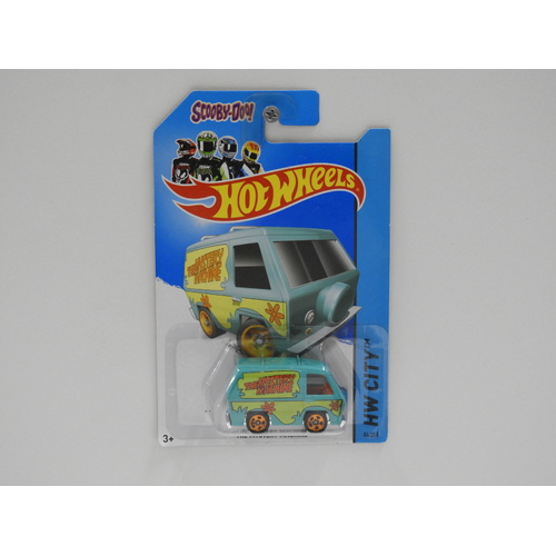 1:64 The Mystery Machine "Scooby-Doo" - 2014 Hot Wheels Long Card