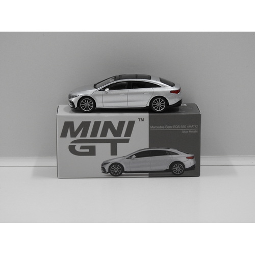 1:64 Mercedes-Benz EQS 580 4MATIC (Silver Metallic) (Opened, Unsealed)