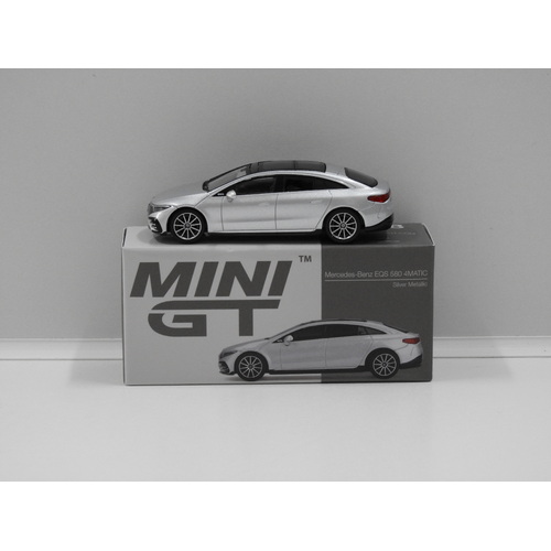 1:64 Mercedes-Benz EQS 580 4MATIC (Silver Metallic)