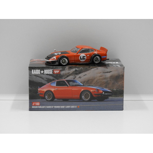 1:64 Nissan Fairlady Z Kaido GT "Orange Bang" Larry Chen V1 (Opened, Unsealed)