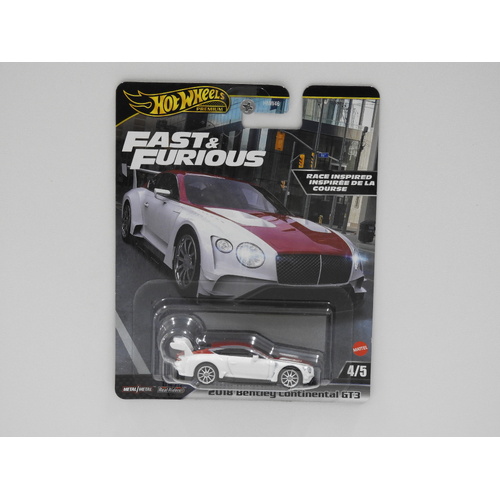 1:64 2018 Bentley Continental GT3 - Hot Wheels Premium "Fast & Furious"