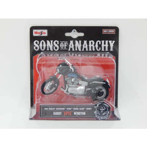 1:18 2001 Harley-Davidson Dyna Super Glide Sport - Harry "Opie" Winston - Son's of Anarchy