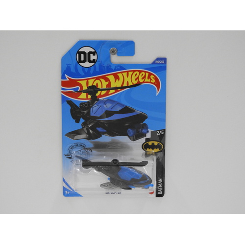 1:64 Batcopter - Hot Wheels Long Card "Batman"