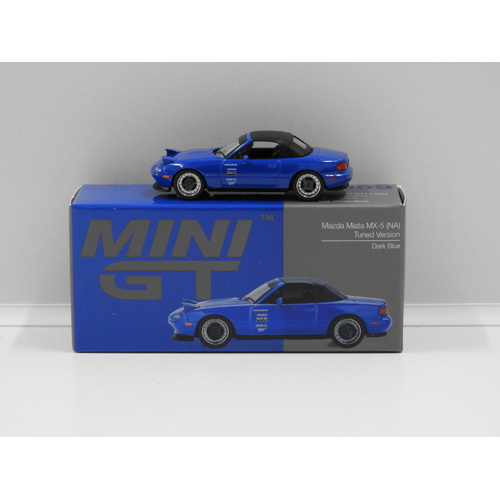 1:64 Mazda Miata MX-5 (NA) Tuned Version (Dark Blue) (Opened, Unsealed)