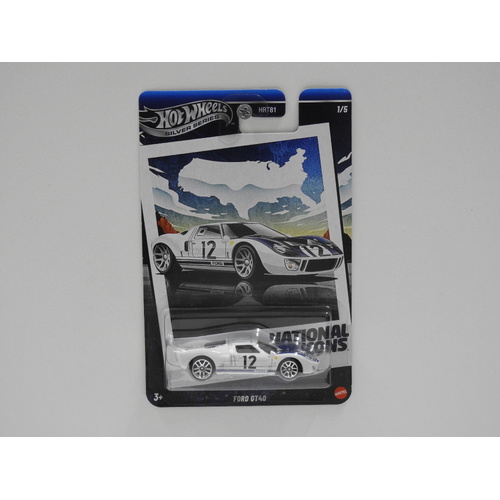 1:64 Ford GT40 - Hot Wheels "Silver Series"