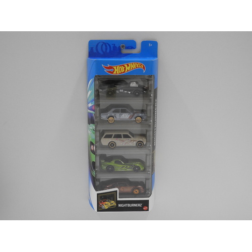 1:64 Hot Wheels 5 Pack "Nightburnerz"