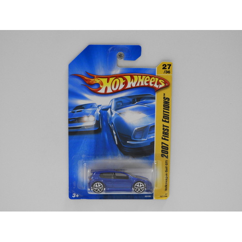 1:64 Volkswagen Golf GTI - 2007 Hot Wheels Long Card