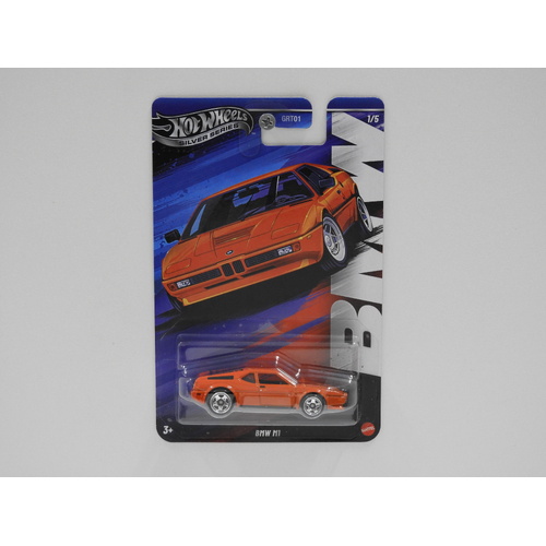 1:64 BMW M1 - Hot Wheels "Silver Series"