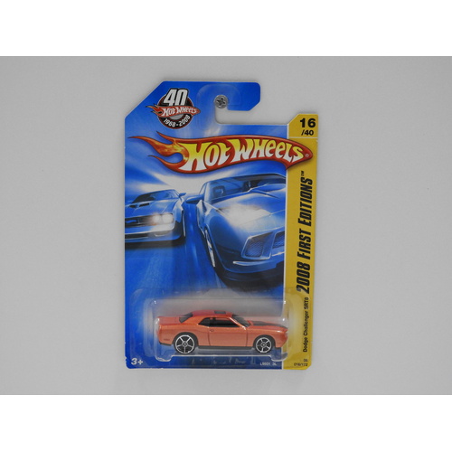 1:64 Dodge Challenger SRT8 - 2008 Hot Wheels Long Card