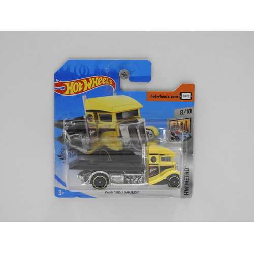 1:64 Fast-Bed Hauler - Hot Wheels 2019 Treasure Hunt Short Card