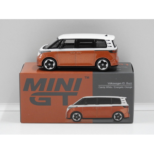 1:64 Volkswagen ID. Buzz (Candy White/Energetic Orange) (Opened, Unsealed)