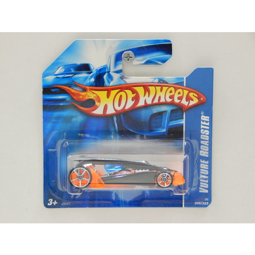 1:64 Vulture Roadster - 2006 Hot Wheels Short Card - Made in Malaysia