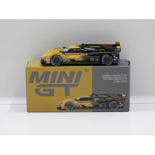 1:64 Cadillac V-Series.R - 2024 IMSA Sebring 12 Hrs Cadillac Racing #01 (Opened, Unsealed)