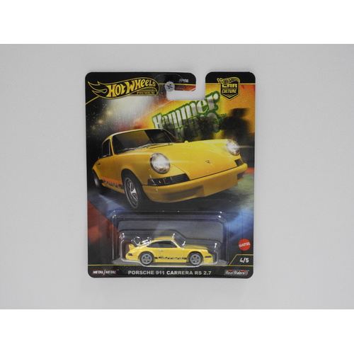 1:64 Porsche 911 Carrera RS 2.7 - Hot Wheels Premium Car Culture "Hammer Drop"