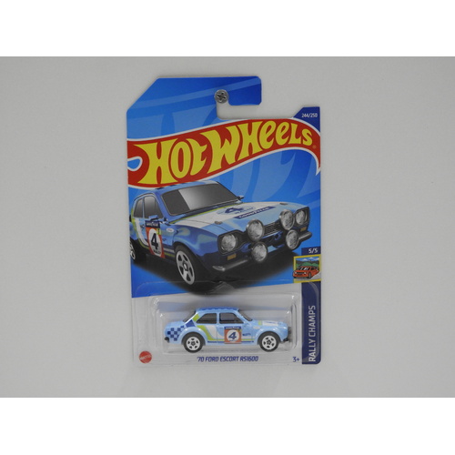 1:64 1970 Ford Escort RS1600 - 2022 Hot Wheels Long Card "Rally Champs" #4