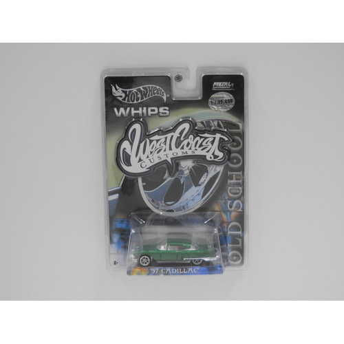 1:64 1957 Cadillac - Hot Wheels Whips "West Coast Customs"