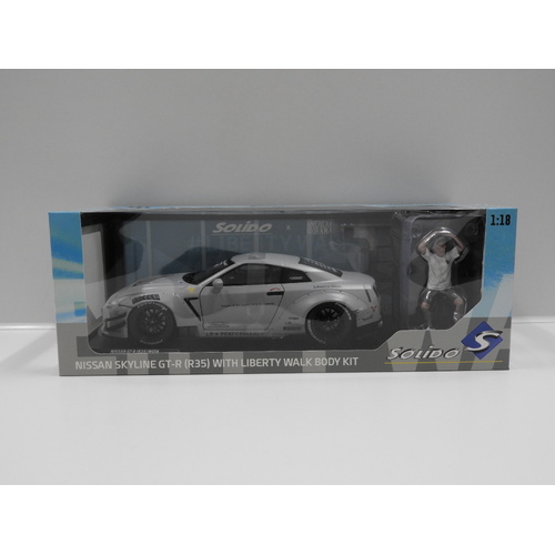 1:18 2024 Porsche RWB with Figure (Nardo Grey)