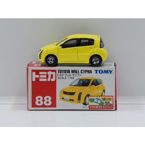1:59 Toyota Will Cypha (Yellow) - Made in China