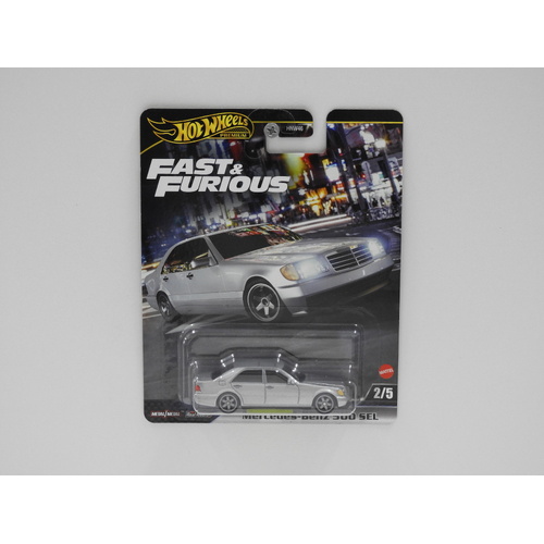 1:64 Mercedes-Benz 500 SEL - Hot Wheels Premium "Fast & Furious"