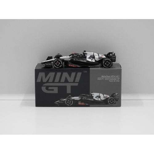 1:64 Alpha Tauri AT04 - 2023 F1 Australian GP (Nyck De Vries) #21 (Opened, Unsealed)
