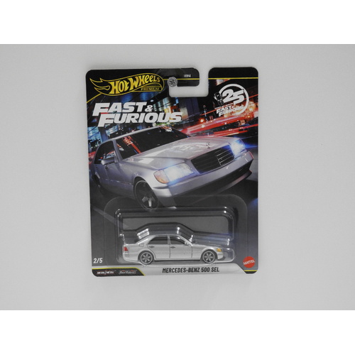 1:64 Mercedes-Benz 500 SEL - Hot Wheels Premium "Fast & Furious"