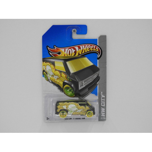 1:64 Custom 1977 Dodge Van - 2013 Hot Wheels Treasure Hunt Long Card